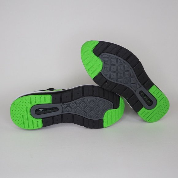 Nike Air Max Genome GS Boys Shoes Running Black Sneakers - Picture 7 of 11